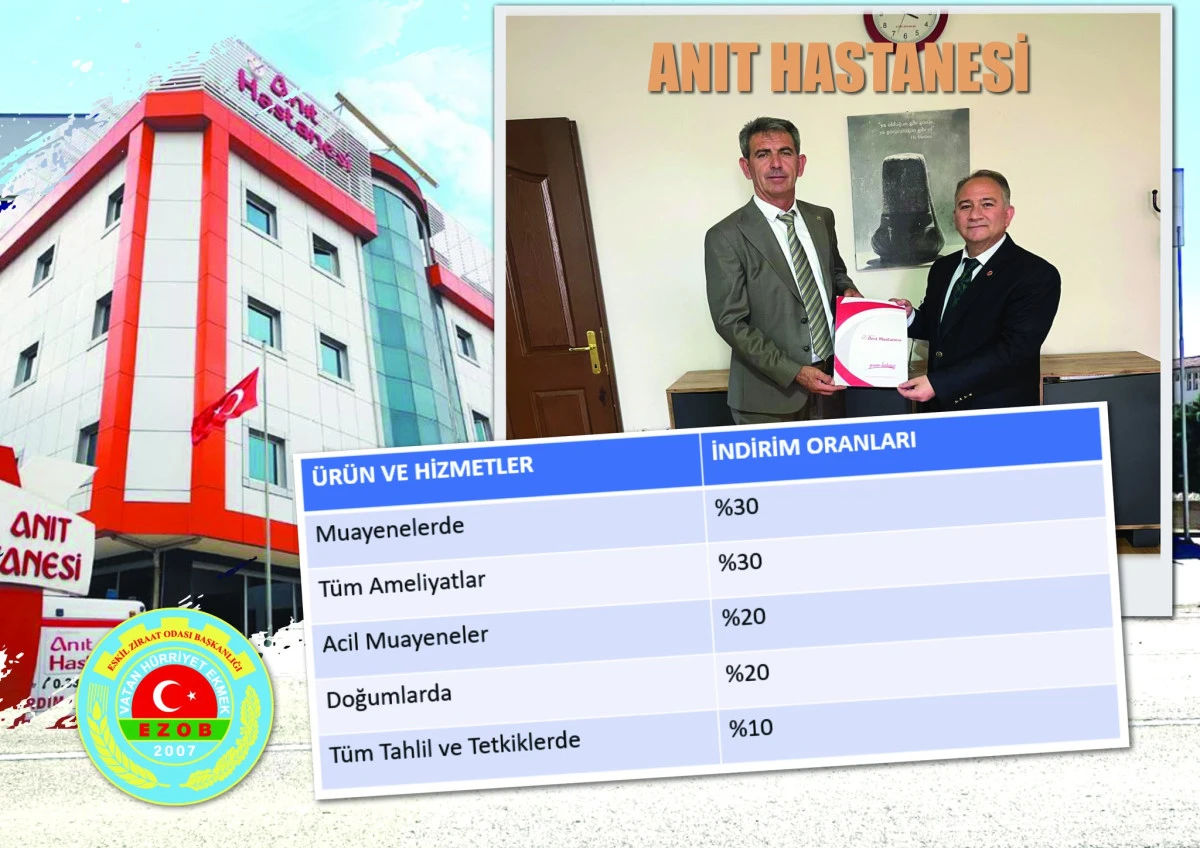 Eskil Ziraat Odasından Sağlıkta &Ouml;nemli Hamle